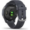 Часы GARMIN VENU SILVER STAINLESS STEEL BEZEL WITH GRANITE BLUE CASE AND SILICONE BAND 10599