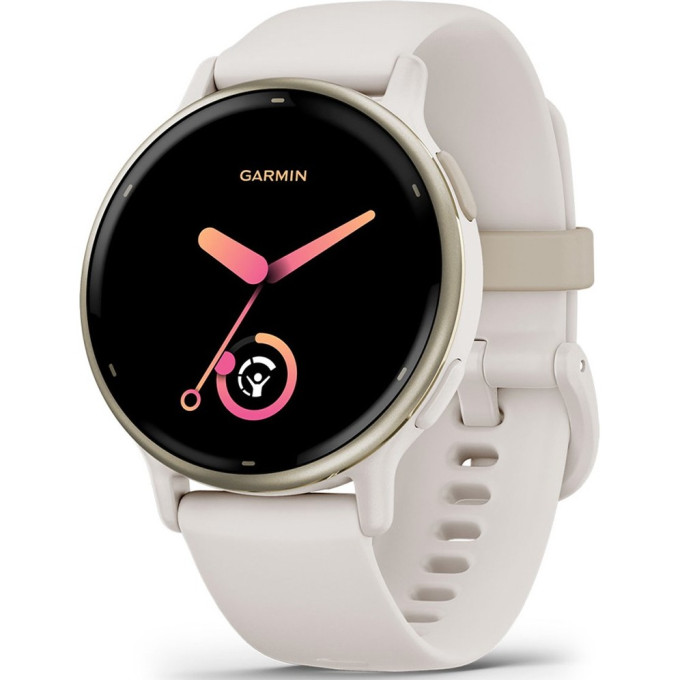 Фитнес часы GARMIN VIVOACTIVE 5 CREAM GOLD ALUMINIUM BEZEL WITH IVORY CASE 010-02862-11