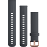 Ремешок GARMIN QUICK RELEASE BAND 20MM GRANITE BLUE/ROSE GOLD 10581