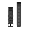 Ремешок GARMIN QUICKFIT 22 силиконовые графитовые 010-13392-07